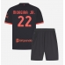 Tanie Strój piłkarski AC Milan Diego Moreira #22 Koszulka Trzeciej dla dziecięce 2026-27 Krótkie Rękawy (+ szorty)